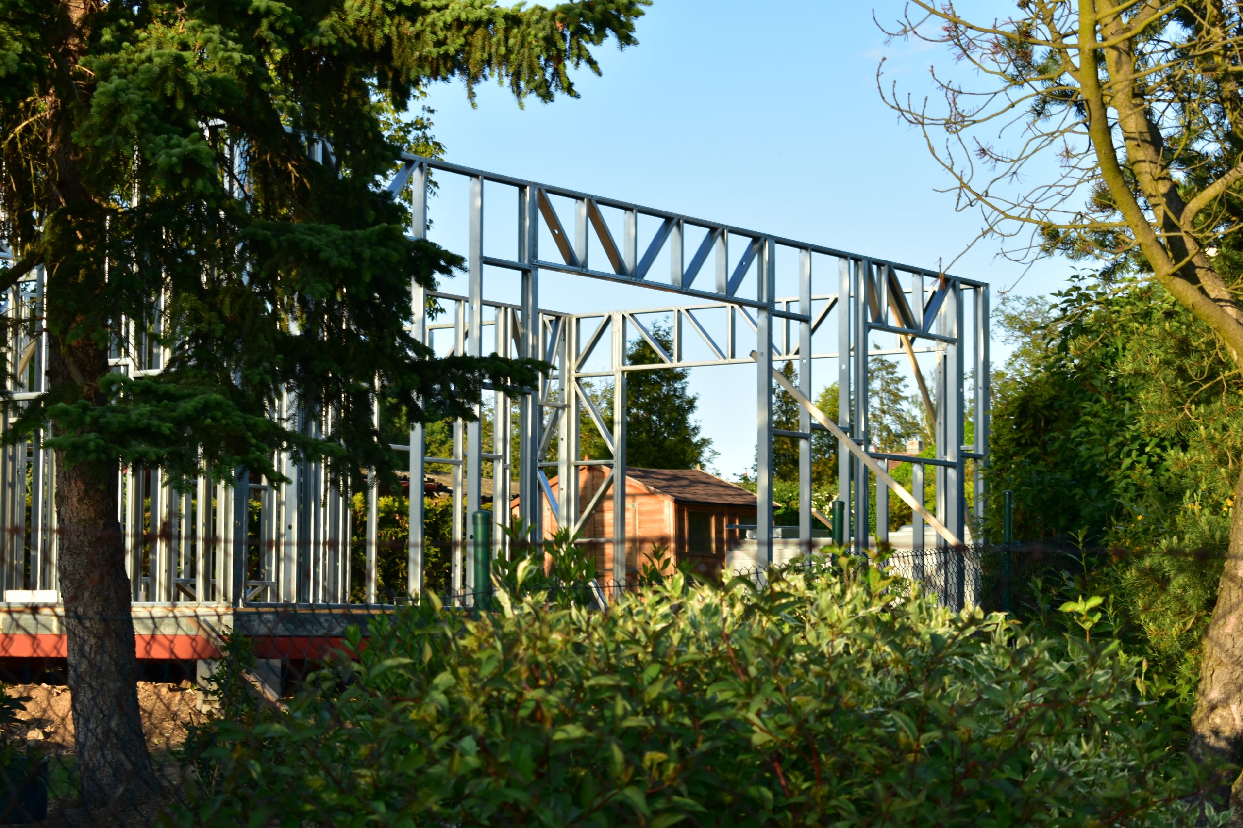 ocelová konstrukce pro dům