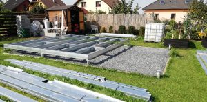 montovaná zahradní pracovna