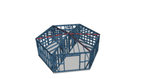 hexagon domek