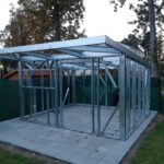 Konstrukce pro zahradní domek – 1