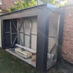 Přístřešek pro kola / zahradní domek z ocelové konstrukce – 1