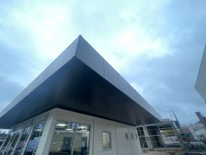 ocelová konstrukce zastřešení