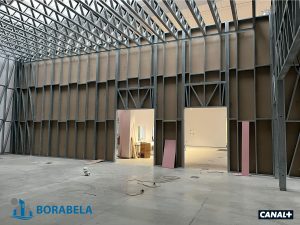 montovaná ocelová vestavba do haly