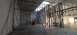 montovaná ocelová vestavba do haly